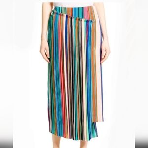 Diane Von Furstenberg vertical stripe midi skirt